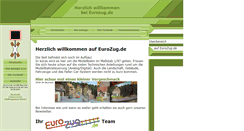 Desktop Screenshot of eurozug.de